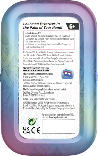 Pokémon TCG: Scarlet & Violet —Prismatic Evolutions Mini Tin - Sylveon