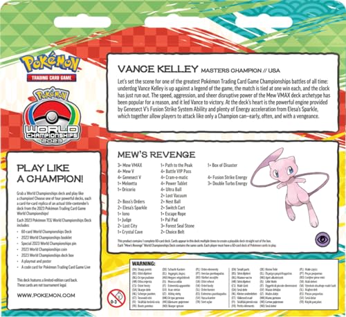 Pokemon TCG: 2023 World Championship Deck Vance Kelley