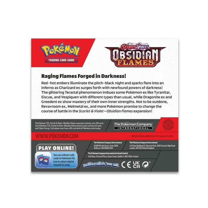 Pokemon TCG: Scarlet & Violet - Obsidian Flames Booster Display Box (36 Packs)