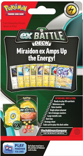 Pokemon TCG: Miraidon ex Battle Deck (Ready-to-Play 60-Card Deck)