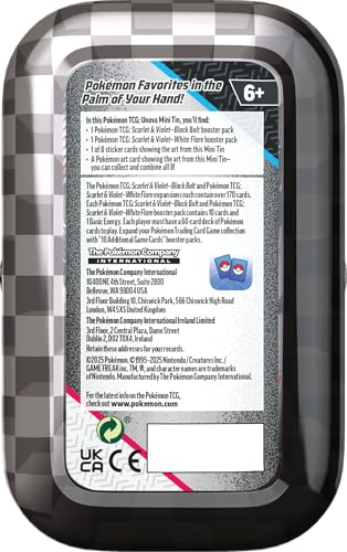 Pokémon TCG: Unova Mini Tin – Garbodor & Amoonguss (2 Booster Packs & 1 Sticker Card)