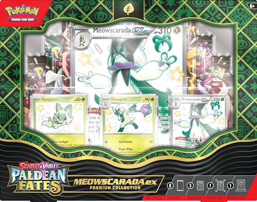 Pokemon TCG: Scarlet and Violet: PALDEAN Fates: Pokemon EX Premium Collection - Shiny Sprigatito