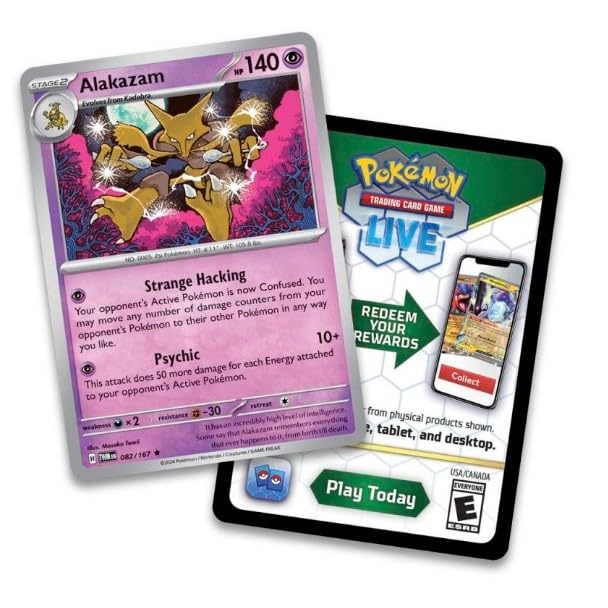 Pokemon Trading Card Game Knockout Collection - Includes Sticker Sheet, 2 Booster Packs and Foil Card (Alakazam)