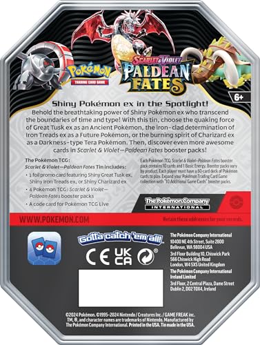 POKEMON TCG: Scarlet and Violet: PALDEAN Fates: TIN - Shiny Charizard