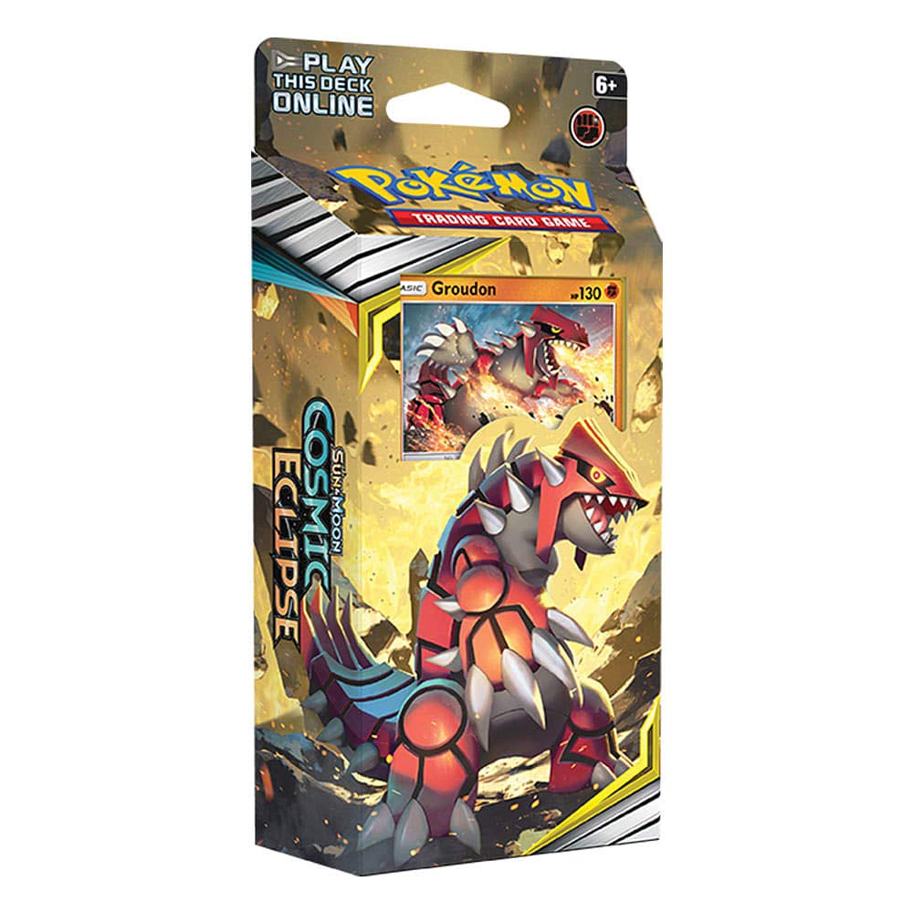 Pokémon 81596 Pokemon-Sun and Moon 12: Cosmic Eclipse-Theme Decks-Set of 2 Groudon & Kyogre