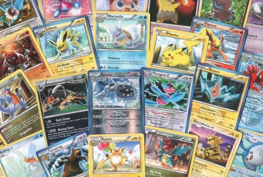 Pokemon TCG: 250 Card Lot (10 Rare + 5 Foil) - Random Card Lot