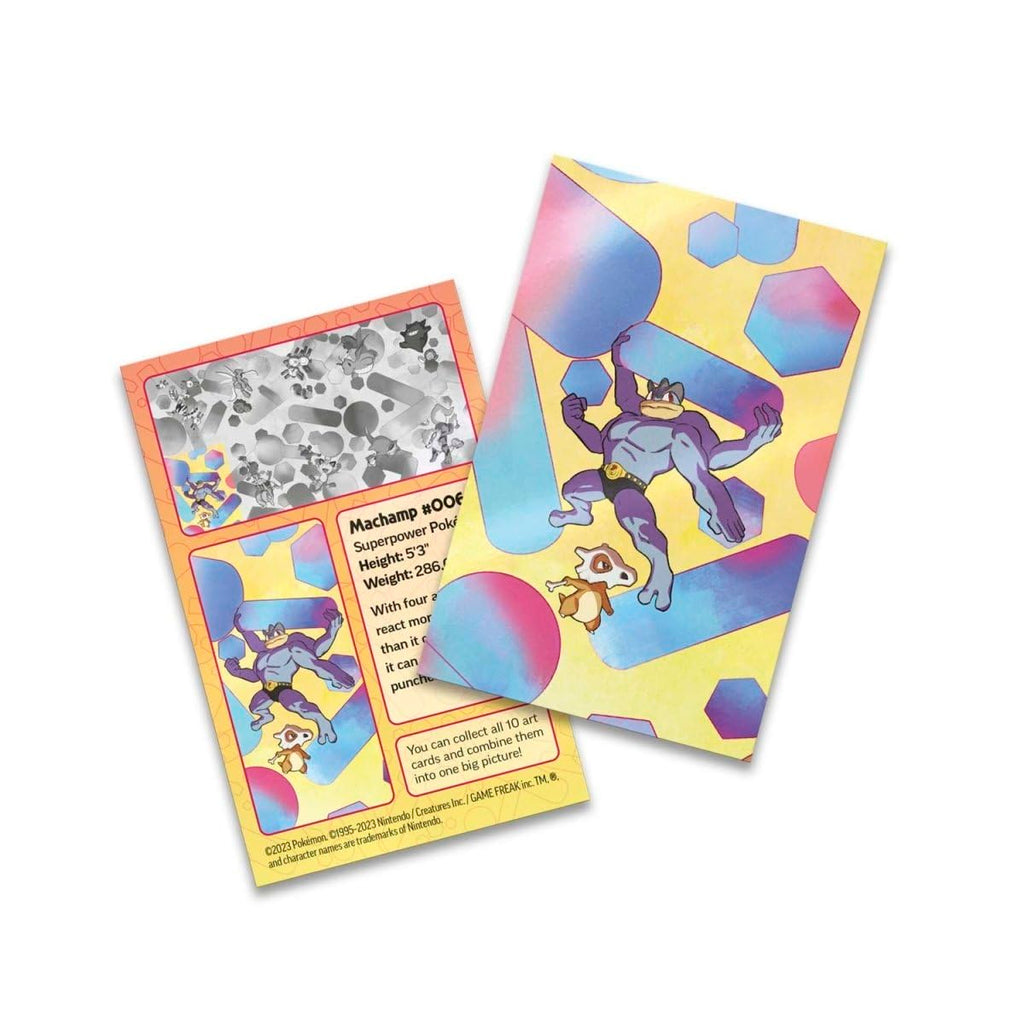 Pokémon TCG: Scarlet & Violet—151 Mini Tin – Machamp and Cubone (2 Booster Packs, 1 Coin & 1 Art Card)