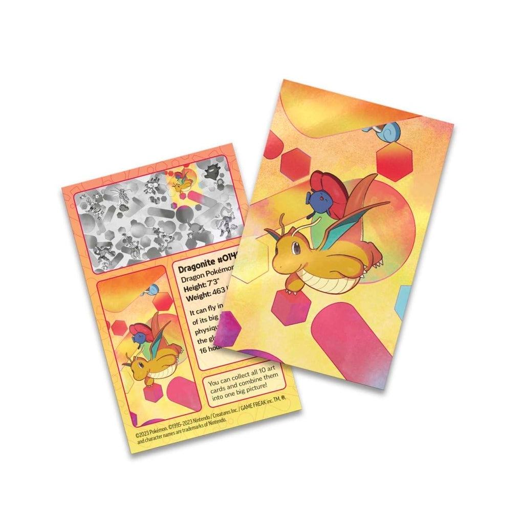 Pokémon TCG: Scarlet & Violet—151 Mini Tin – Dragonite and Vileplume (2 Booster Packs, 1 Coin & 1 Art Card)
