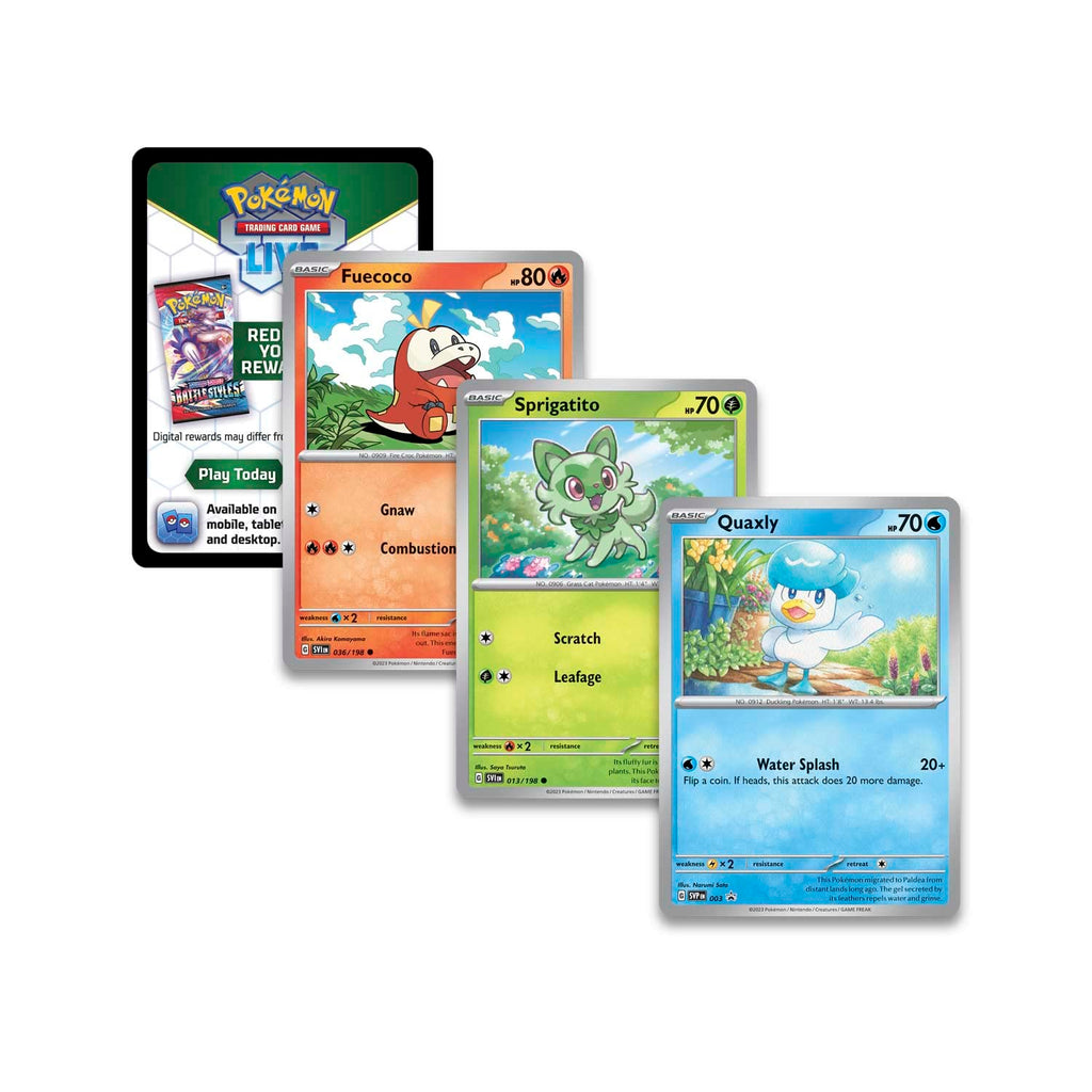Pokemon TCG: Paldea Pin Collection - Quaxly …