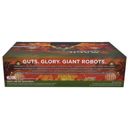 Magic The Gathering The Brothersâ€™ War Set Booster Box | 30 Packs (360 Magic Cards)