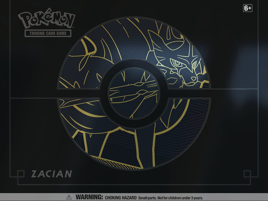 Pokemon POK82743 Pokemon TCG: Sword & Shield Elite Trainer Box Plus Zacian/Zamazenta (one at Random), Mixed Colours