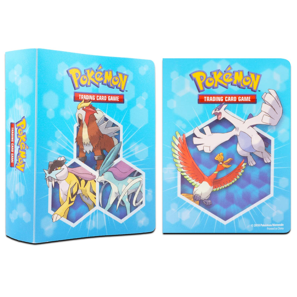 Pokemon Binders for Cards Bundle - 6 Pack Assorted Mini Binders, Each Holds 60 Cards Plus Door Hanger | Pokemon Card Carrying Case Set