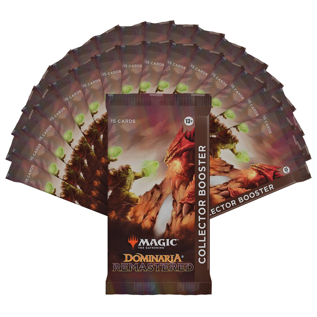 Magic: The Gathering Dominaria Remastered Collector Booster Box, 12 Packs