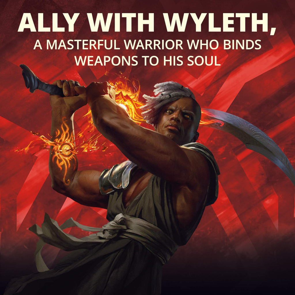 Magic: The Gathering Commander Legends – Arm for Battle | 100 Card Ready-to-Play Deck | 1 Foil Commander | Red-White, C78590000