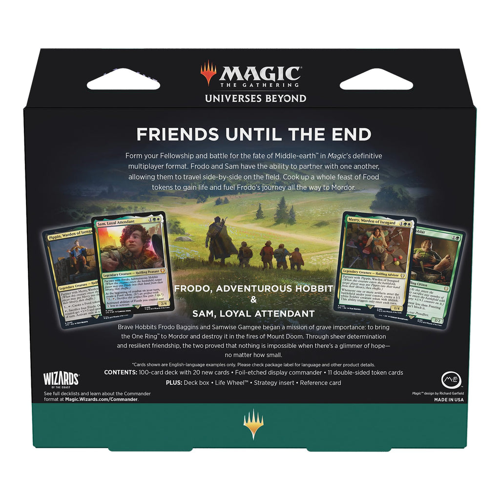 Magic The Gathering The Lord of The Rings: Tales of Middle-Earth Commander Deck 2 + Collector Booster Sample Pack