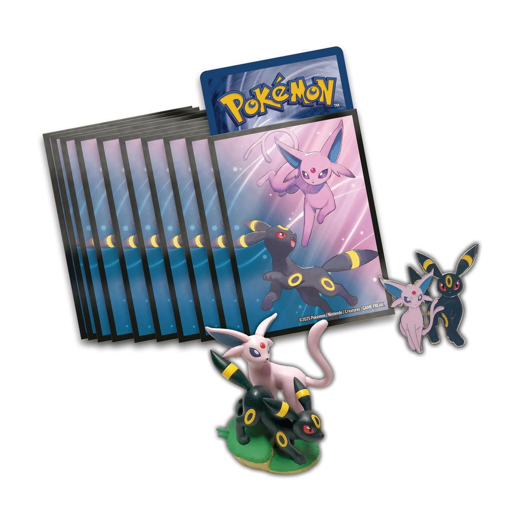 Pokémon : Premium Collection with Scarlet & Purple Figure - Prismatic Evolution of The Pokémon TCG (2 Textured Glossy Promo Cards, 11 Boosters)