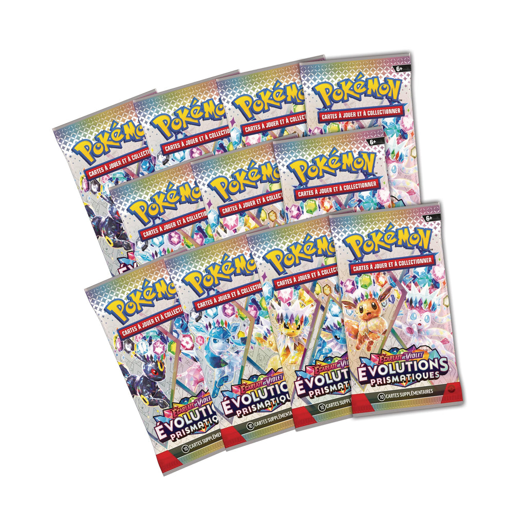 Pokémon : Premium Collection with Scarlet & Purple Figure - Prismatic Evolution of The Pokémon TCG (2 Textured Glossy Promo Cards, 11 Boosters)