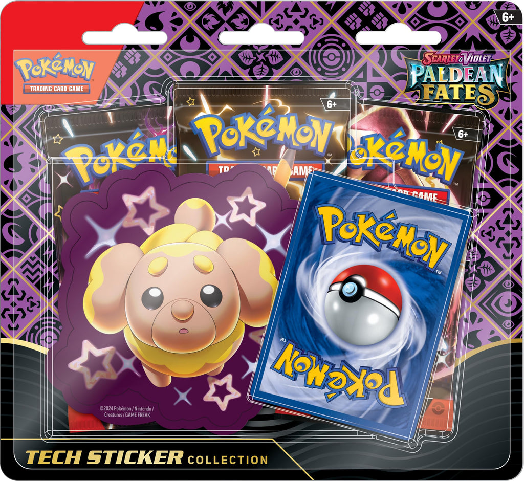 Pokemon: Scarlet & Violet: Paldean Fates Tech Sticker Collection (Random)